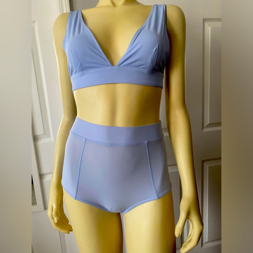 Women's Light Blue bikini bottom/ Size Small